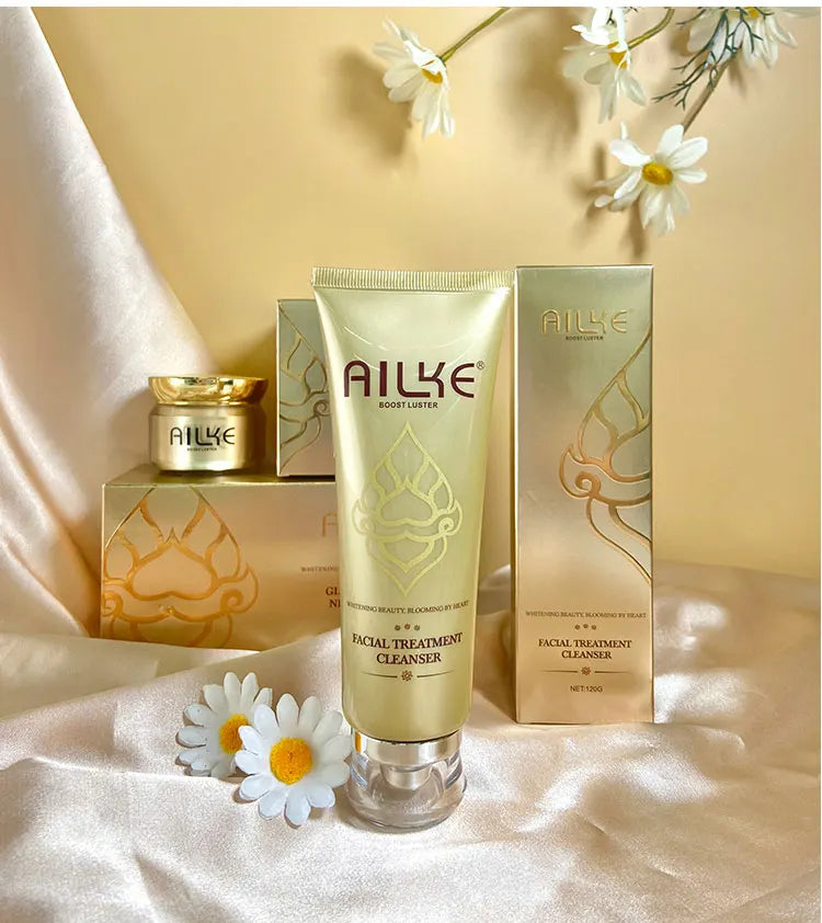 AILKE Glutathione Lightening Facial Cream – Brightening, Hydrating & Moisturizing Skincare Set