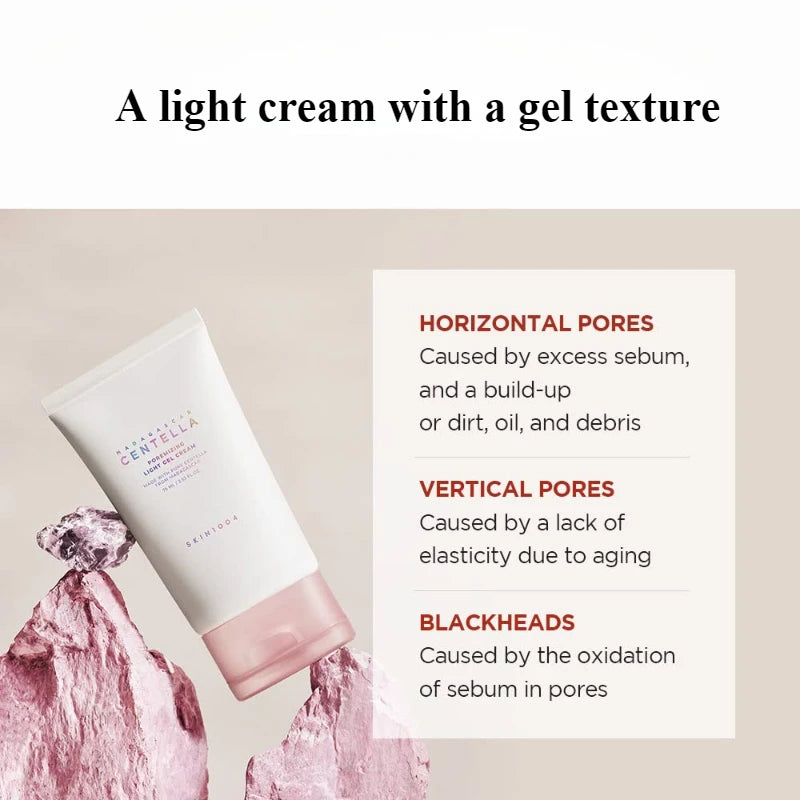 SKIN1004 Madagascar Centella Poremizing Light Gel Cream – Pore Care & Deep Hydration (75ml)