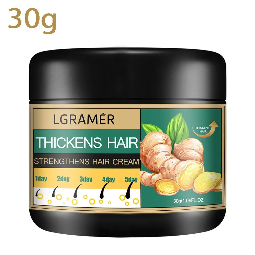 Ginger Hair Growth Cream – Alopecia Regrowth & Anti Hair Loss Treatment for Thicker, Stronger Hair