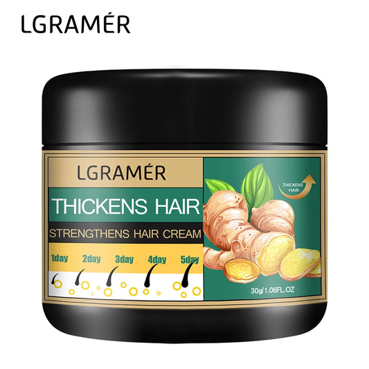 Ginger Hair Growth Cream – Alopecia Regrowth & Anti Hair Loss Treatment for Thicker, Stronger Hair