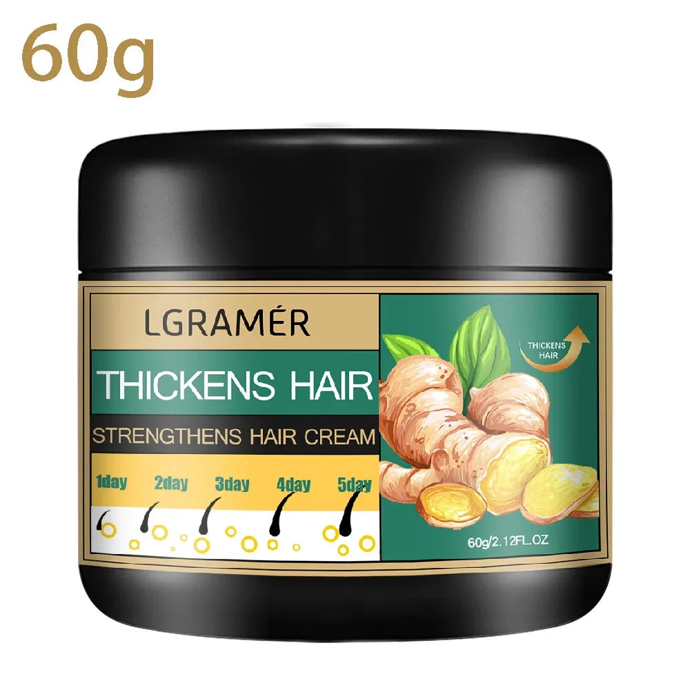 Ginger Hair Growth Cream – Alopecia Regrowth & Anti Hair Loss Treatment for Thicker, Stronger Hair