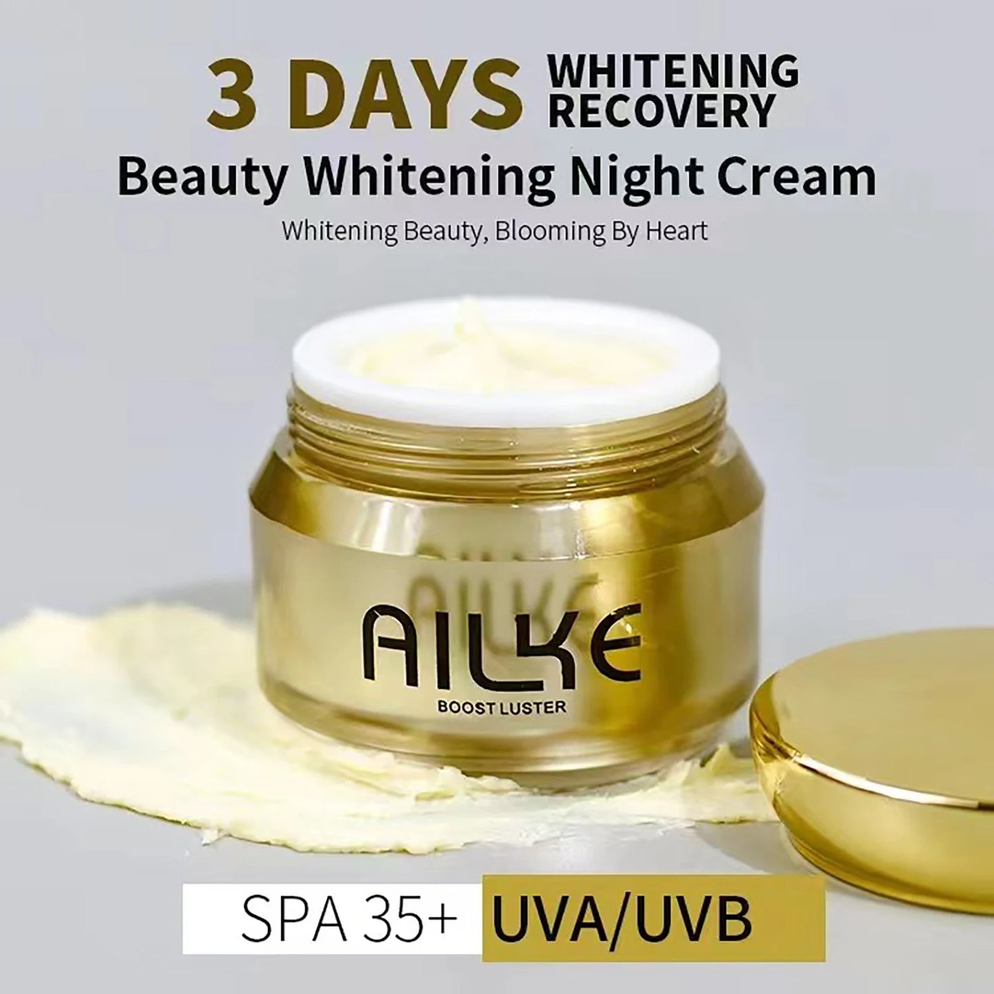 AILKE Glutathione Lightening Facial Cream – Brightening, Hydrating & Moisturizing Skincare Set