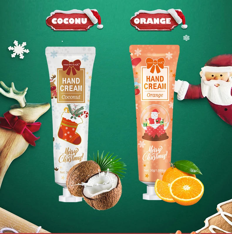 Christmas Gift Hand Cream Set (5pcs, 30g Each) – Travel Size Moisturizer for Women