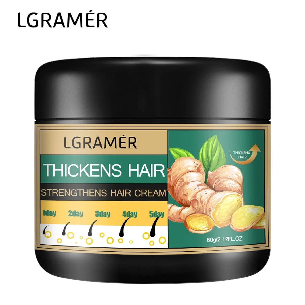 Ginger Hair Growth Cream – Alopecia Regrowth & Anti Hair Loss Treatment for Thicker, Stronger Hair